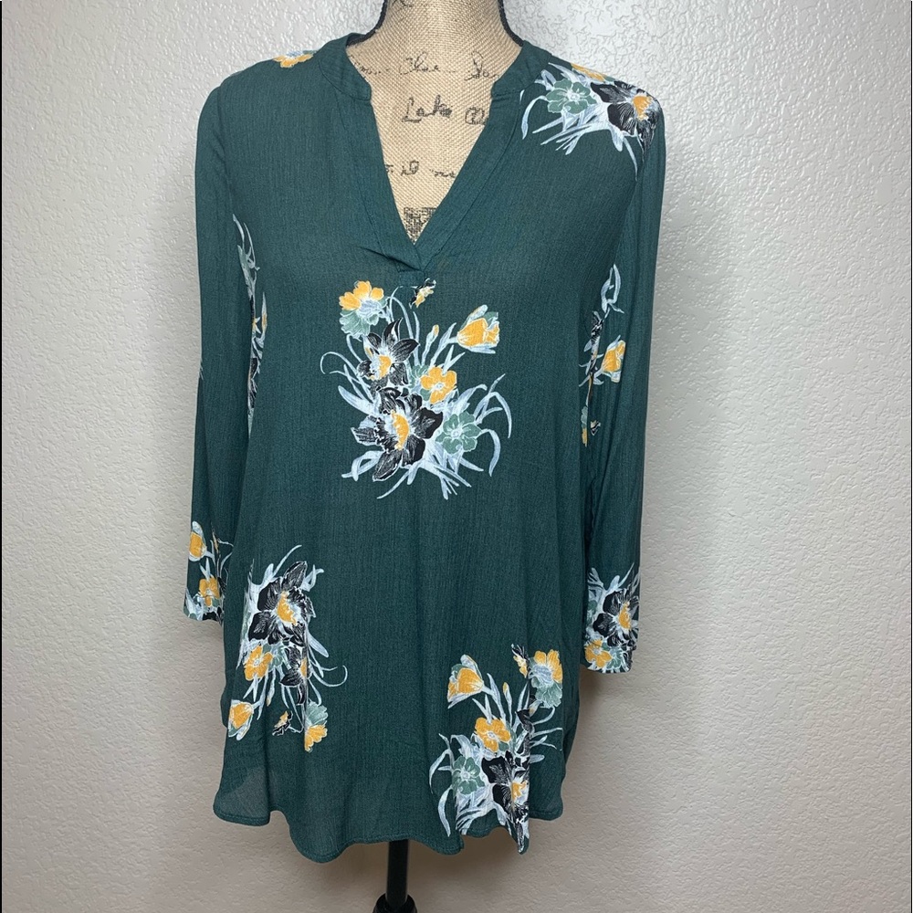 Staccato Green Tunic